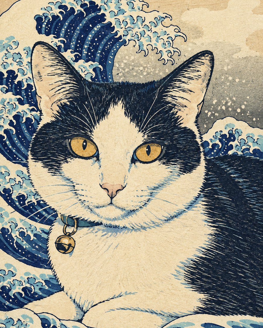 Oreo, Japanese woodblock style